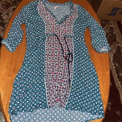 Red Camel size S Teal Black tan red 3/4 Sleeve Dress women&rsquo;s