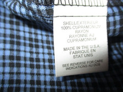 Talbots FAB! Blue/Black Gingham Rayon Pocket Maxi Side Slits Dress Size PM
