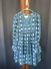 Tuckernuck Pomander Place Blue Ikat Kenzo Dress Size XS
