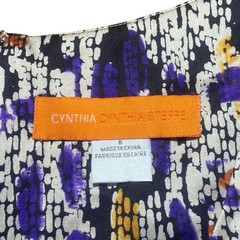 Cynthia Steffe Dress Women Size 8 Silk Cotton Multicolor Sleeveless