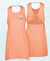 Salt Life Resort Dress Ladies Papaya Salty Saltlife Cotton Slub Adult Large NWT