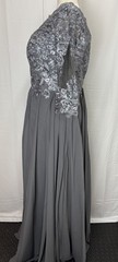 Women&rsquo;s Floral Lace Appliques 3/4 Sleeve Wedding Guest Evening Dress Sz 20W