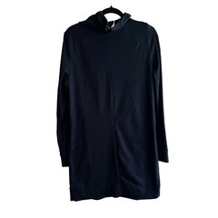 Fabletics Liora Microfleece Lined Funnel Neck Long Sleeve Athleisure Dress Med