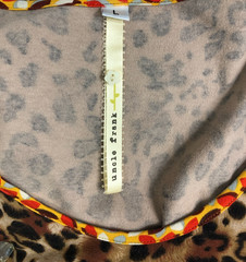 Uncle Frank Dress Multi Pattern Floral Leopard Long Sleeve – Women Size L