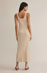 Z SUPPLY Women&rsquo;s NWT Salinas Midi Dress Sandshell Beige S/M
