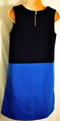 women&rsquo;s MERONA colorblock dress size small sleeveless shades of blue brand new