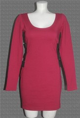 VTG Rampage Cut-Out Sides Elastic Straps Zipper Back Stretchy Dress Wm&rsquo;s M MWT