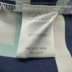 Lovers + Friends Womens Dress M White Blue Floral Mini Ruffle Beachy Girly Date