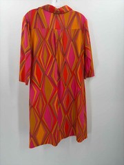 Pre-Owned Jude Connally Orange Size Medium Knee Length Long Sleeve Dress