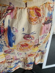 Sam Edelman Abstract Multicolor Collared Short Sleeve Button Belted Dress 12
