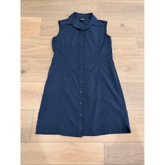 JACK WOLFSKIN Blue Day Dress Sleeveless Button Down Lightweight Dress Size Large