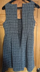 Shein Size M Gray Tweed Sleeveless Mini Dress Fall Spring Winter