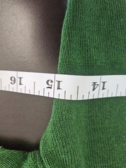 Heng Yuan Xiang Colorblock Sweater Dress 110 Green Gray Black Knit Beijing 2008