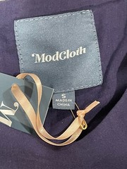 Modcloth Between The Lines Retro A- Line Sleeveless Midi Dress Size S NWT