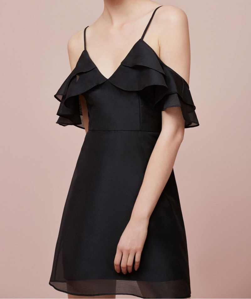 KEEPSAKE THE LABEL Dress Womens Small Black A-Line Flare Mini LOST LOVERS
