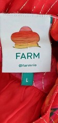 Farm Rio Sleeveless Spaghetti Strap Mixed Prints Tiered Maxi Dress Sz L NWOT