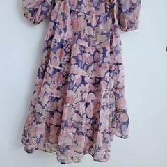Anthropologie ASTR the Label Jannika Wrap Floral Midi Boho V-Neck Dress Small