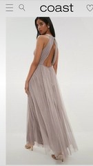 Coast ruched bridesmaid dresses multiple sizes available mink 8 