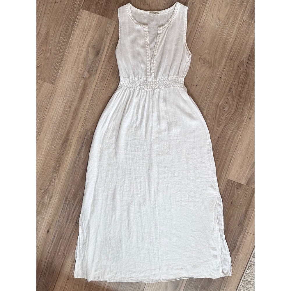 Terzo Millennio Linen Maxi Etherial Boho Chic Coastal Mediterranean Minimalist