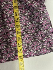 Mara Hoffman Women’s Size 4 Silk Evil Eye Sleeveless Pink Peplum Dress New Tags
