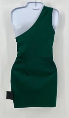LULUS Green one-shoulder sleeveless mini short dress Size XL NWT