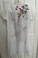 $250 Johnny Was SZ XS Adele Drape Tunic Swing Dress NO SLIP ~ Otherwise PRISTINE