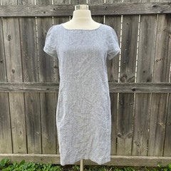 Eileen Fisher • Hemp & Organic Cotton Shift Dress Women&rsquo;s Extra Small XS
