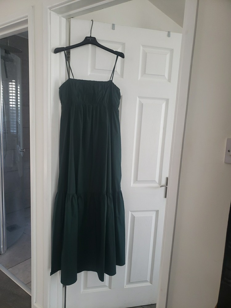 malene birger dress Maxi Bottle Green New Without Tags Size 38