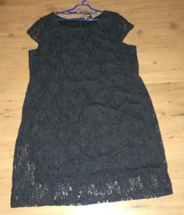 Jo & Julia Kurzes Spitzenkleid Größe 52 blau navy NEU