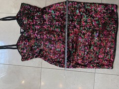 A.J. Bari Vintage Multicolor Sequin Tank Dress Size small/medium