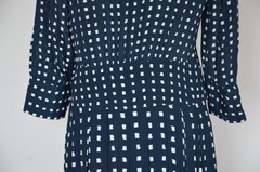 Massimo Dutti Pleated Midi Dress Polka Dot Print ASO LETIZIA Zara US 10 EU 42