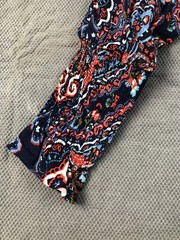 Boden Dress Womens 8P Multicolor Paisley Round Neck Long Sleeve Jersey NWT
