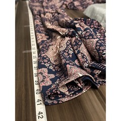 NWT LOFT Plus Navy Purple Tiled Motif Tie Waist Dress Size 24