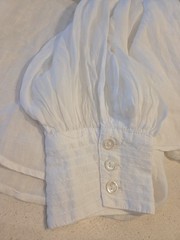 BANANA REPUBLIC Women&rsquo;s White Ramie Popover Shirt Dress W/ Camisole slip XL