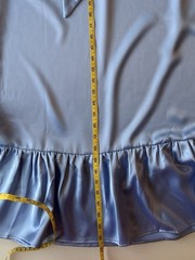 ICHI IHLIMON Light Blue Satin Halterneck Mini Dress New With Tags (RRP £74.99)