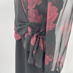 John Roberts 1-piece shift w floral wrap jacket Size 10 Women’s Wedding Guest