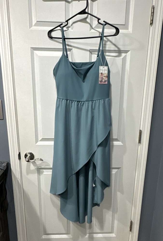 Halara Breezeful Backless High Flowy Midi Quick Dry Large Dress NEW