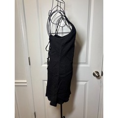 Free Free People Iyla Smocked Mini Dress in Black