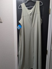 NWT Columbia Green Chill River Midi Dress Olive Size 3X