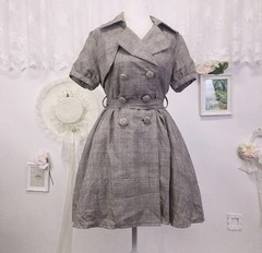 My Melody x Liz Lisa Lizmelo Trench Coat Dress Tan Brown Pre-Owned US SELLER! 🎀