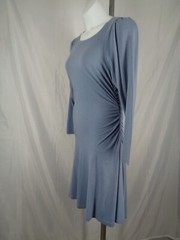 Daily Practice Anthropologie Dress Medium Ruched Jersey Knit Long Sleeve New