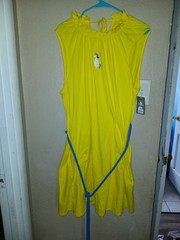 Disney Parks Inside Out Rainbow Unicorn Yellow Dress NEW WITH TAG (Size 1xl)