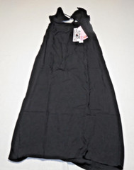 Future Collective Lined Strappy Black Cutout Midi Slip Dress Women&rsquo;s Size 8 F11