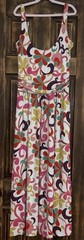 EUC Boden Women&rsquo;s Scrolled Floral Baby Doll Sundress Women’s Sz US 4R / UK 8R