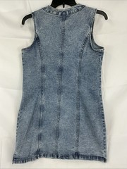 NWT Frye Small Sleeveless Denim Mini Dress Light Wash