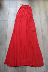 NEW! Silky strappy H&M maxi dress SIZE 8 10 34 occasion evening cruise grecian