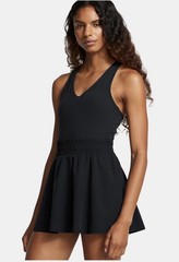 Under Armour UA Vanish Dress Black S Built-In Bra/Shorts Pockets 1389187 NWT