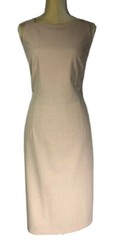 Alex Marie Dress Sheath 8 Midi Sleeveless Stretchy Modest Pink New