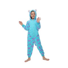 Rabtero Blue Monster Kids Costume: Bodysuit for Boys & Girls – Halloween, Xmas,