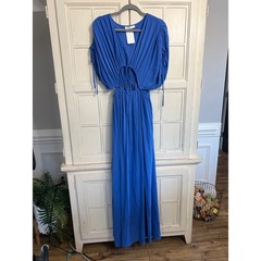 NWT Mustard Seed size medium blue maxi dress